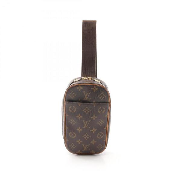 LOUIS VUITTON Brown Monogram Leather Fanny Pack - Picture 1 of 10